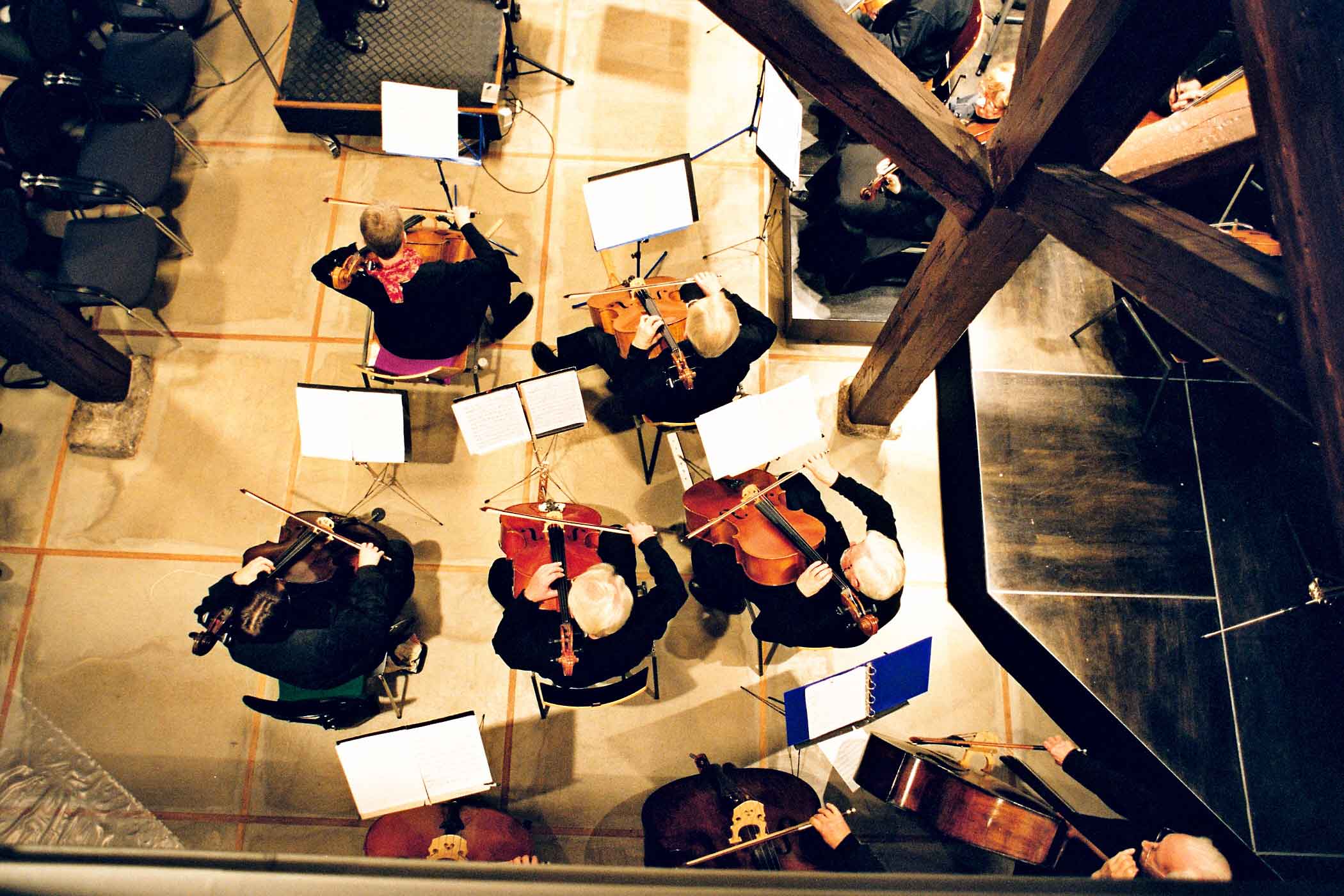 Overhead view
